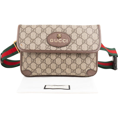 Gucci Monogram GG Supreme Canvas Neo Vintage heuptas/schoudertas