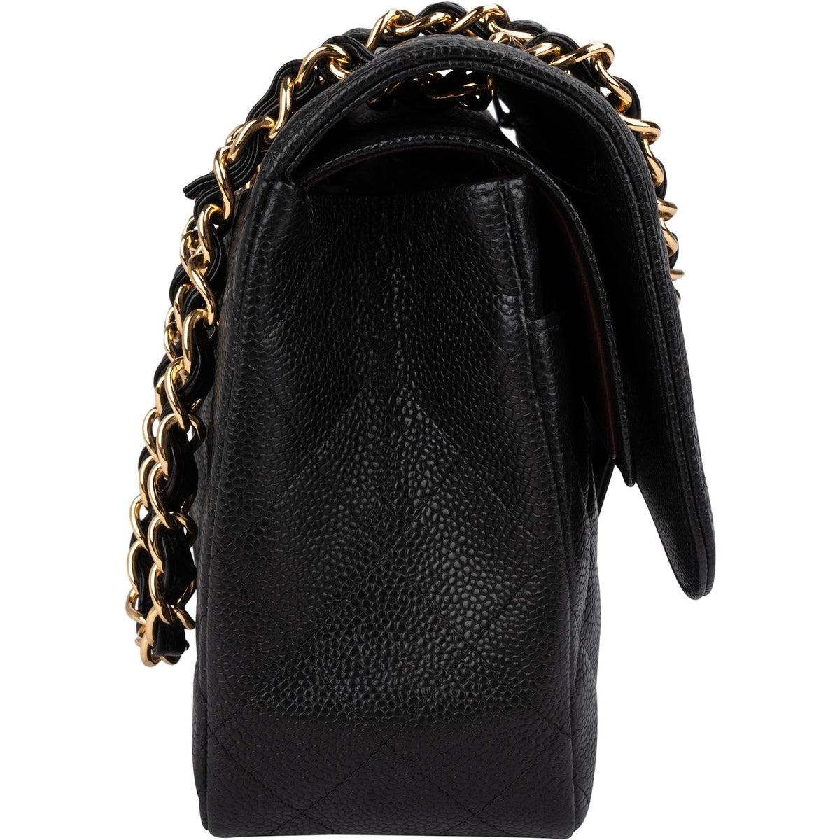 Chanel Caviar Leder Jumbo Double Flap Schultertasche, Bild 3 von 15