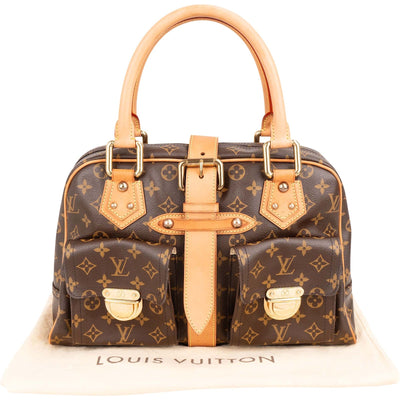 Sac à main Louis Vuitton Manhattan GM en toile Monogram