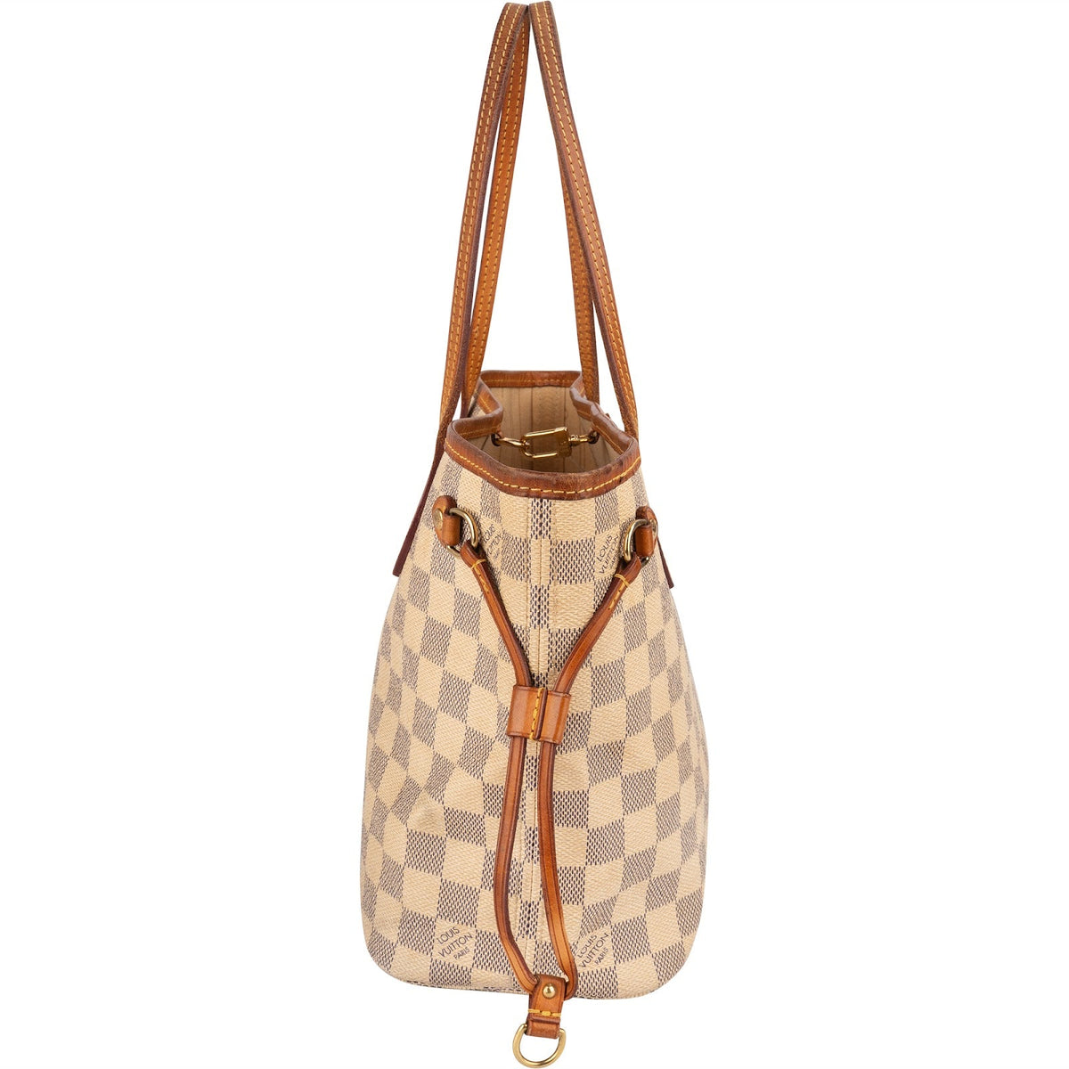Louis Vuitton Neverfull PM aus Damier Azur Canvas – Ansicht 3