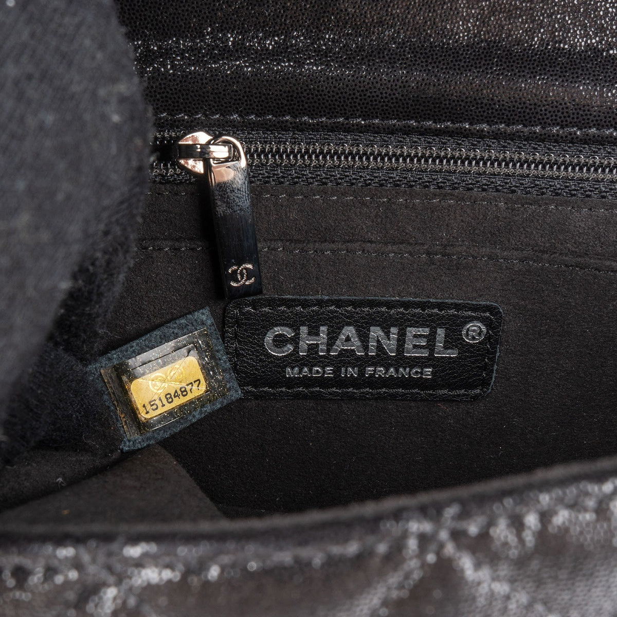 Chanel Wildleder Single Flap Schultertasche, Bild 14 von 14