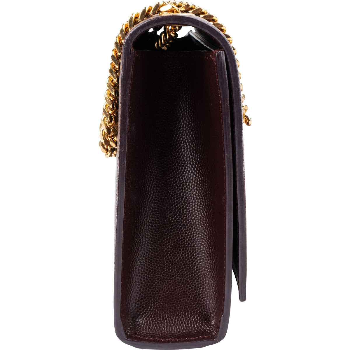 Sac bandoulière à chaîne Kate en cuir grain de poudre Saint Laurent