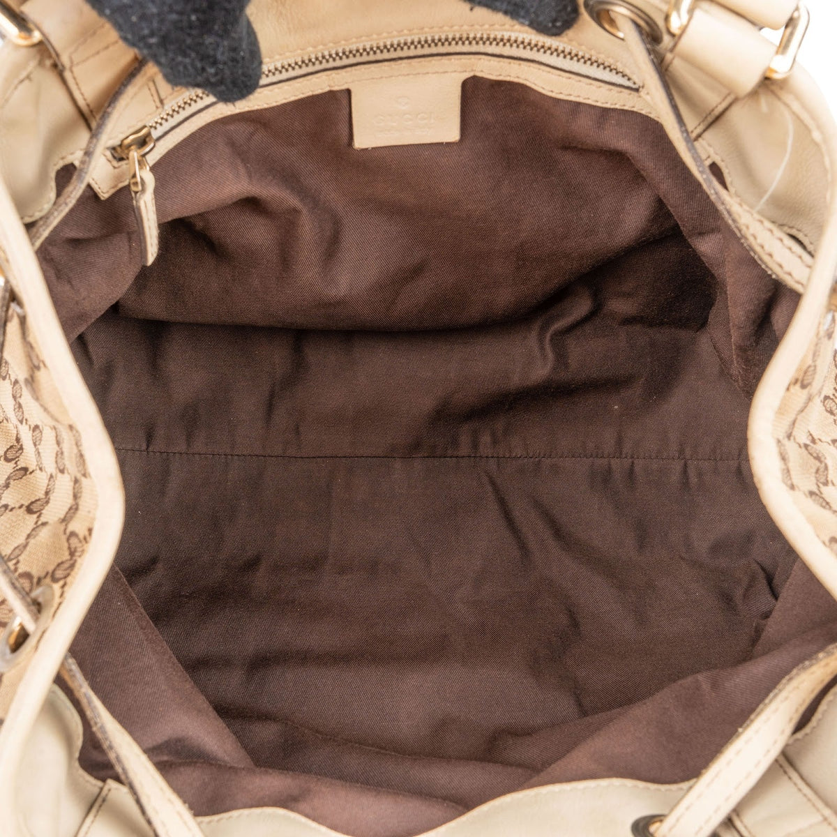 Gucci Monogram GG Canvas Bamboo Tassel Tote, Bild 8 von 10