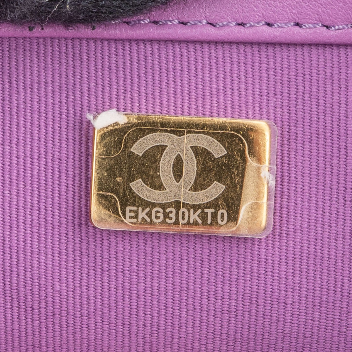 Chanel gewatteerde lamsleren schoudertas met dikke ketting en rechthoekige flap