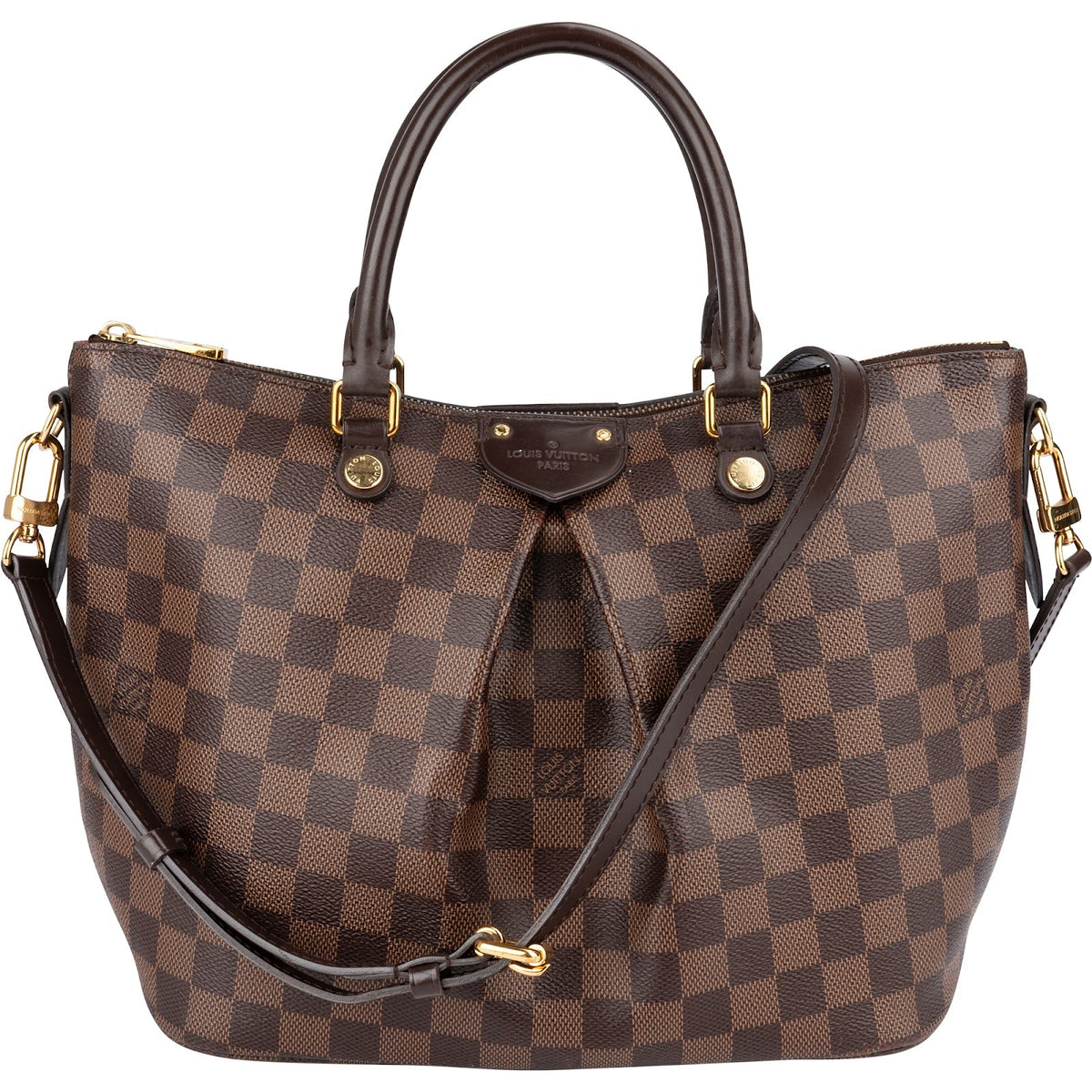 Bolso de mano Louis Vuitton Monogram Damier Ebene Siena MM