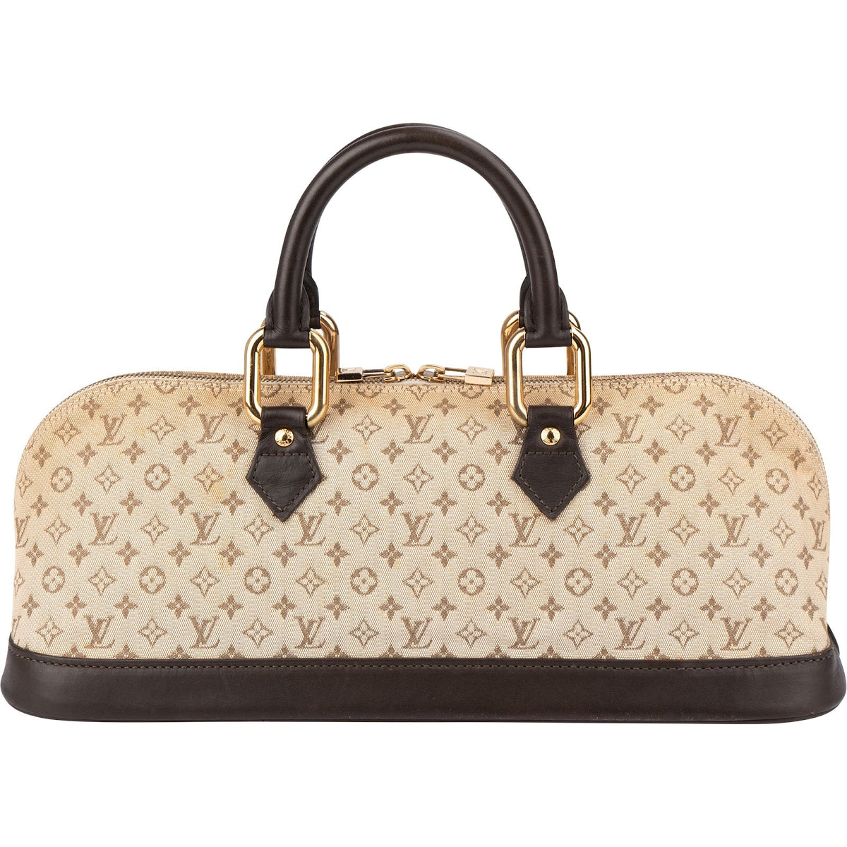 Borsa a mano Louis Vuitton Monogram Mini Lin Alma Long East West