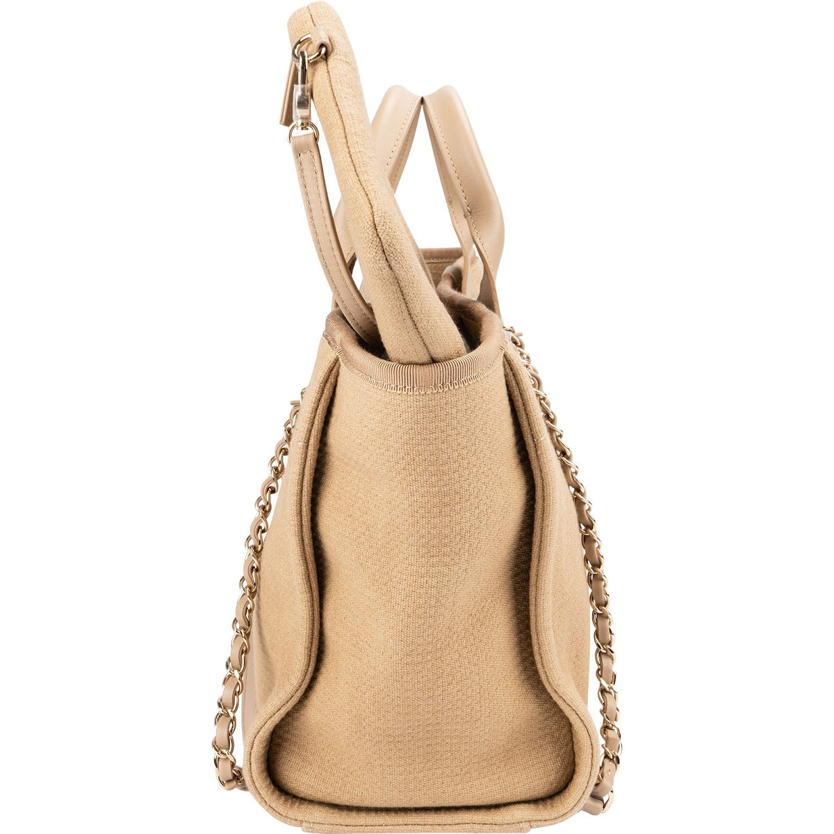 Sac cabas Chanel Small Deauville en toile