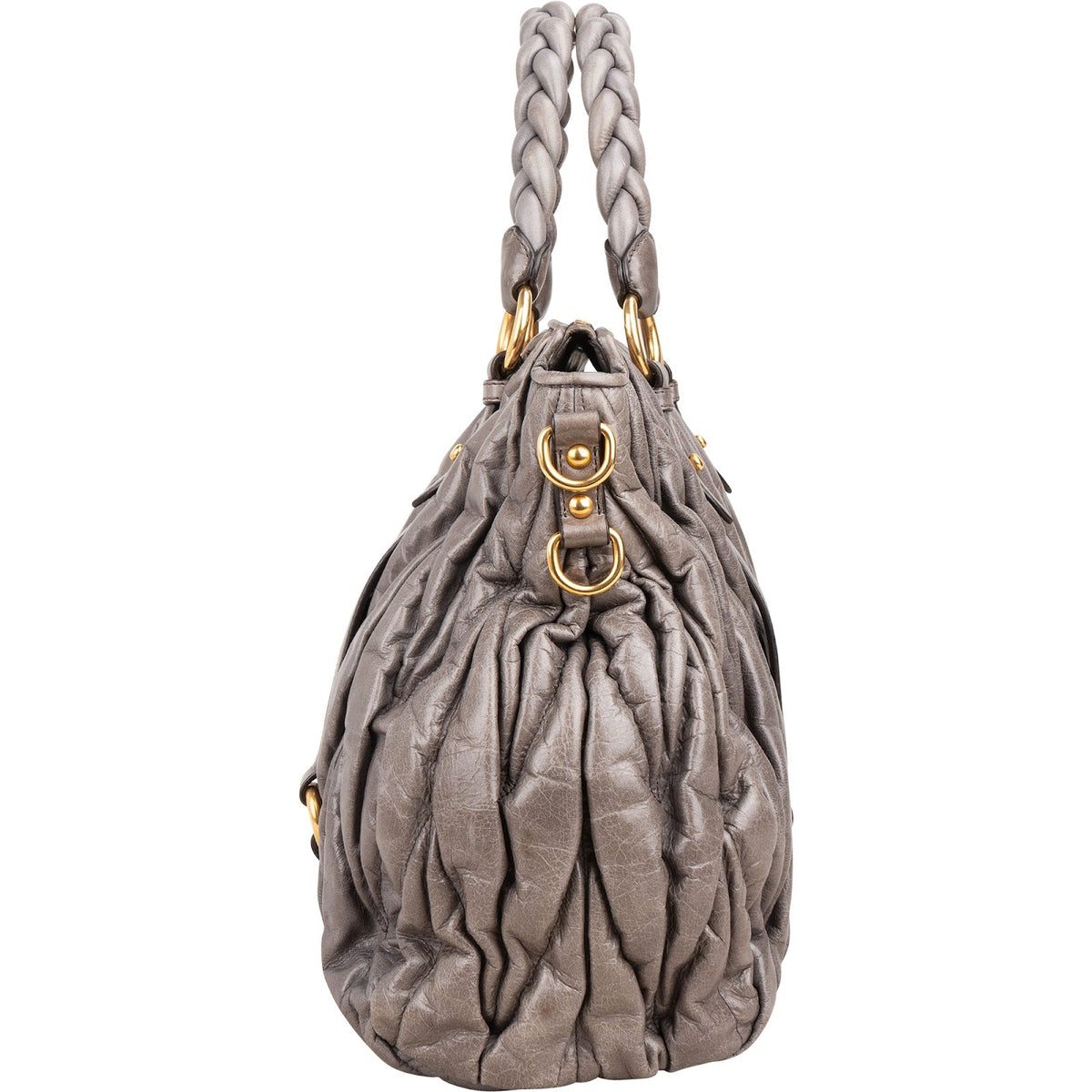 Miu Miu Coffer Hobo aus Matelassé-Vitello-Lux-Leder – Ansicht 6