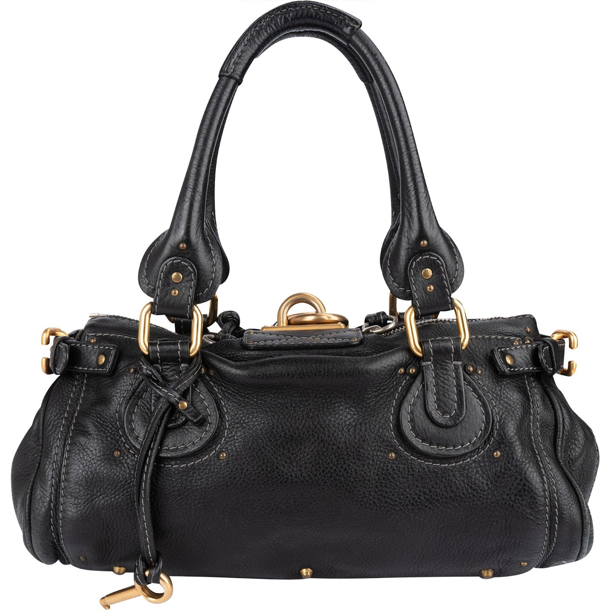 Chloé Pebbled Leder Paddington Satchel Handtasche, Bild 5 von 11