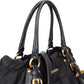 Prada Black Nylon Logo Handbag