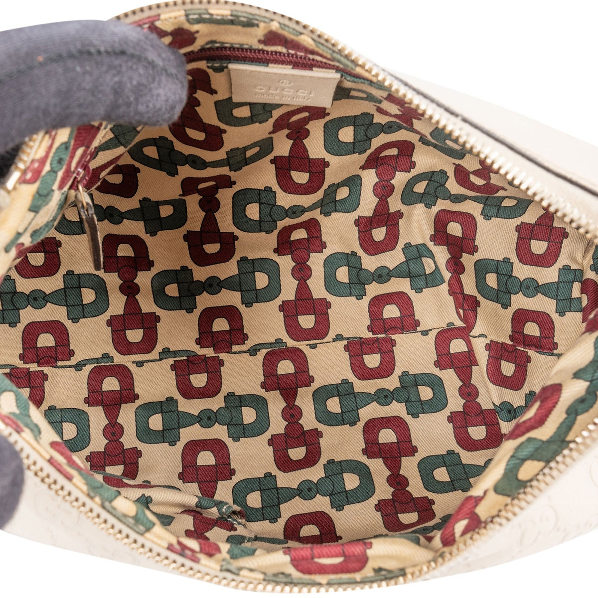 Gucci Guccissima Leder Abbey D-Ring Schultertasche, Bild 8 von 10