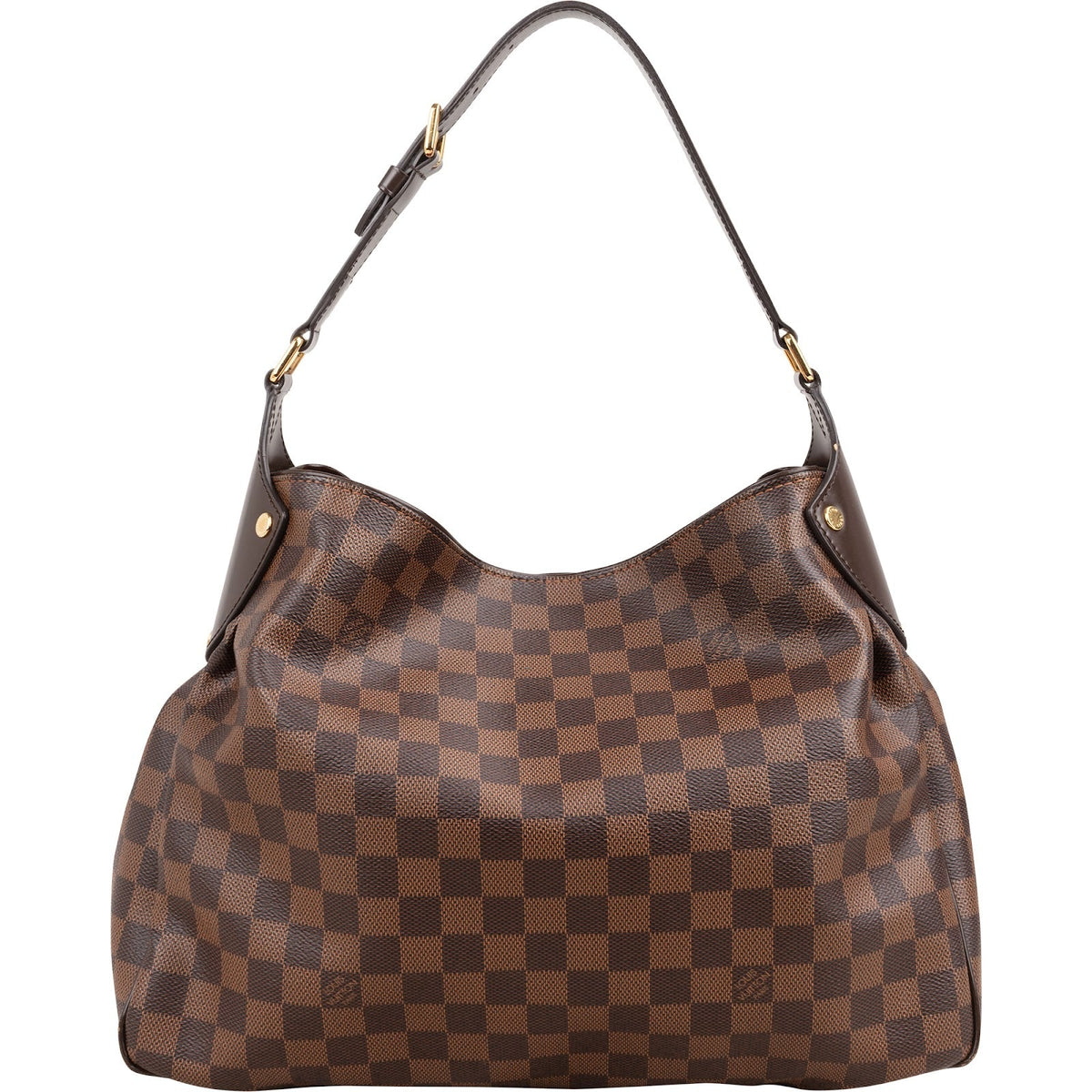 Louis Vuitton Damier Ebene Canvas Reggia aus Damier Ebene Canvas und Leder – Vorderansicht