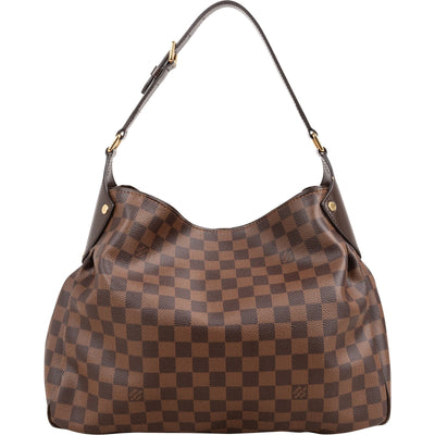 Borsa a spalla Louis Vuitton Monogram Damier Ebene Canvas Reggia
