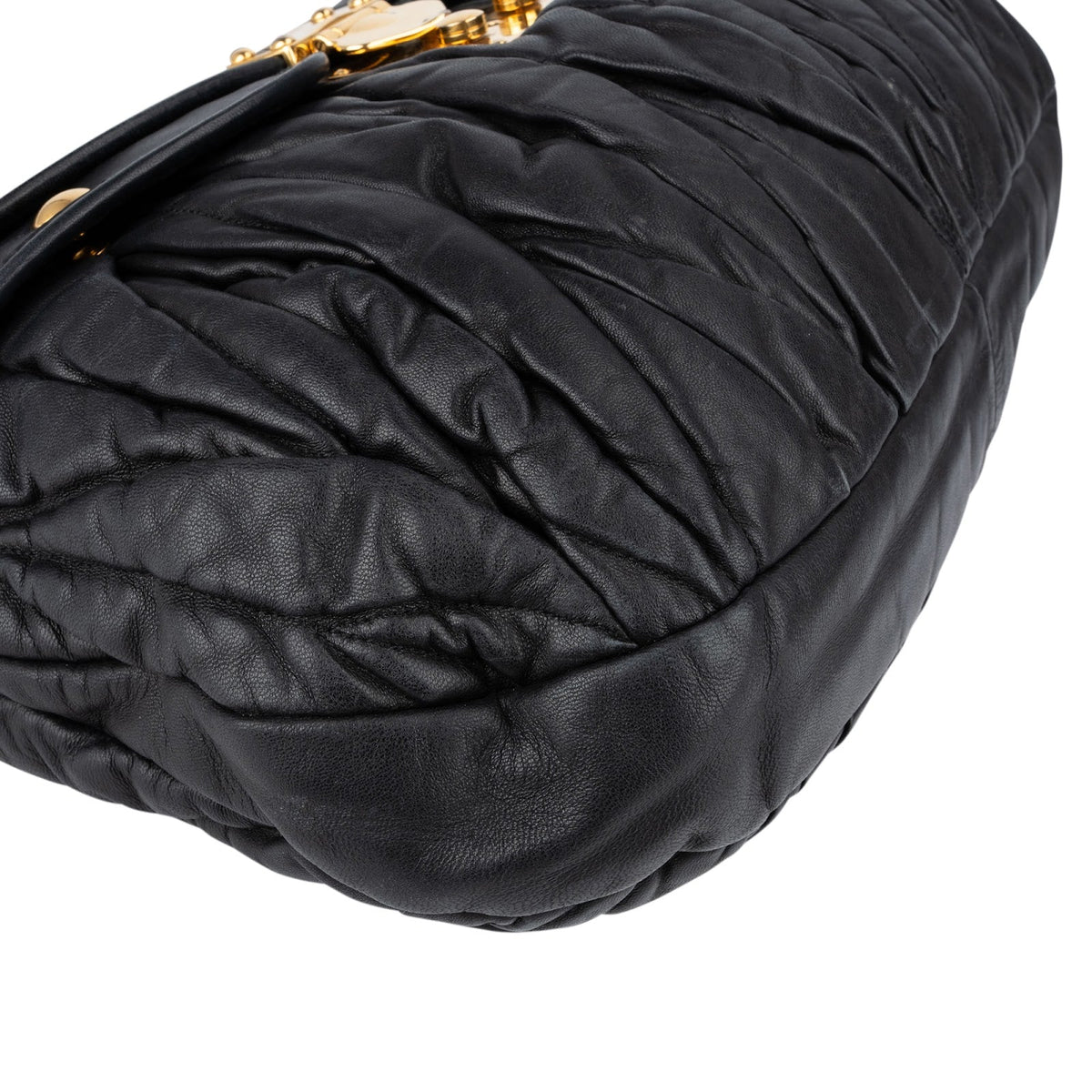 Miu Miu Coffer Hobo City aus Matelassé-Nappaleder – Ansicht 7