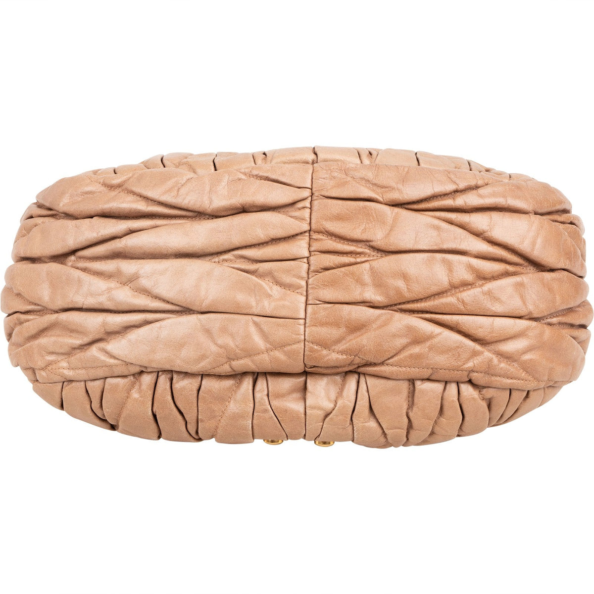 Miu Miu Matelassé Vitello Lux Leather City Coffer Handbag
