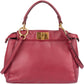 Fendi Leather Peekaboo Mini Handbag