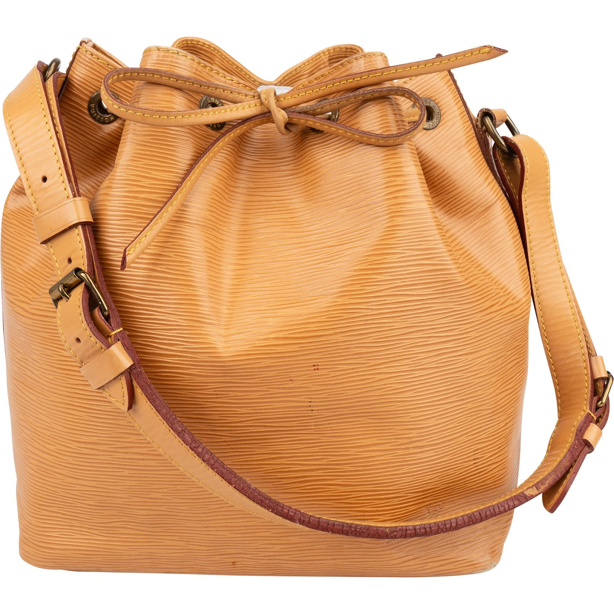 Louis Vuitton Epi Sac Noé Petit aus Epi-Leder und Leder – Vorderansicht