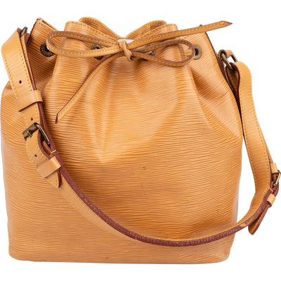 Bolso de hombro Louis Vuitton Petit Noé en piel Epi