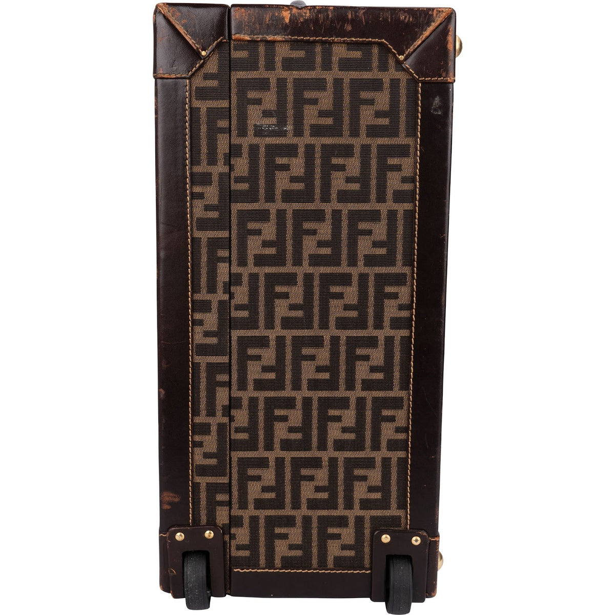 Valigia vintage Fendi Monogram Zucca in tela