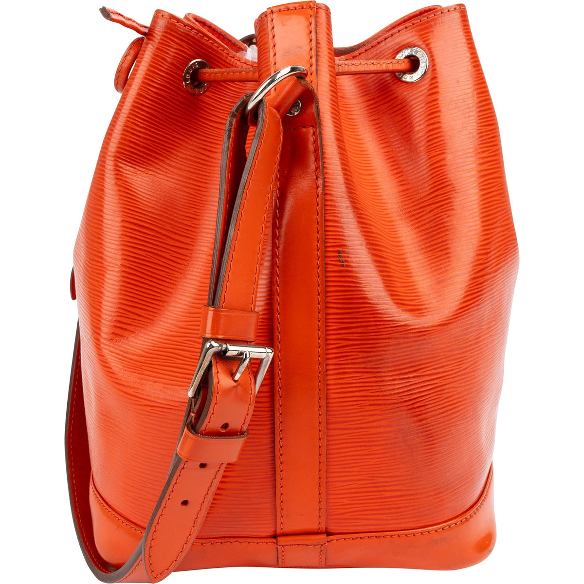 Louis Vuitton Sac Noé Petit NM aus orangem Epi-Leder – Ansicht 4