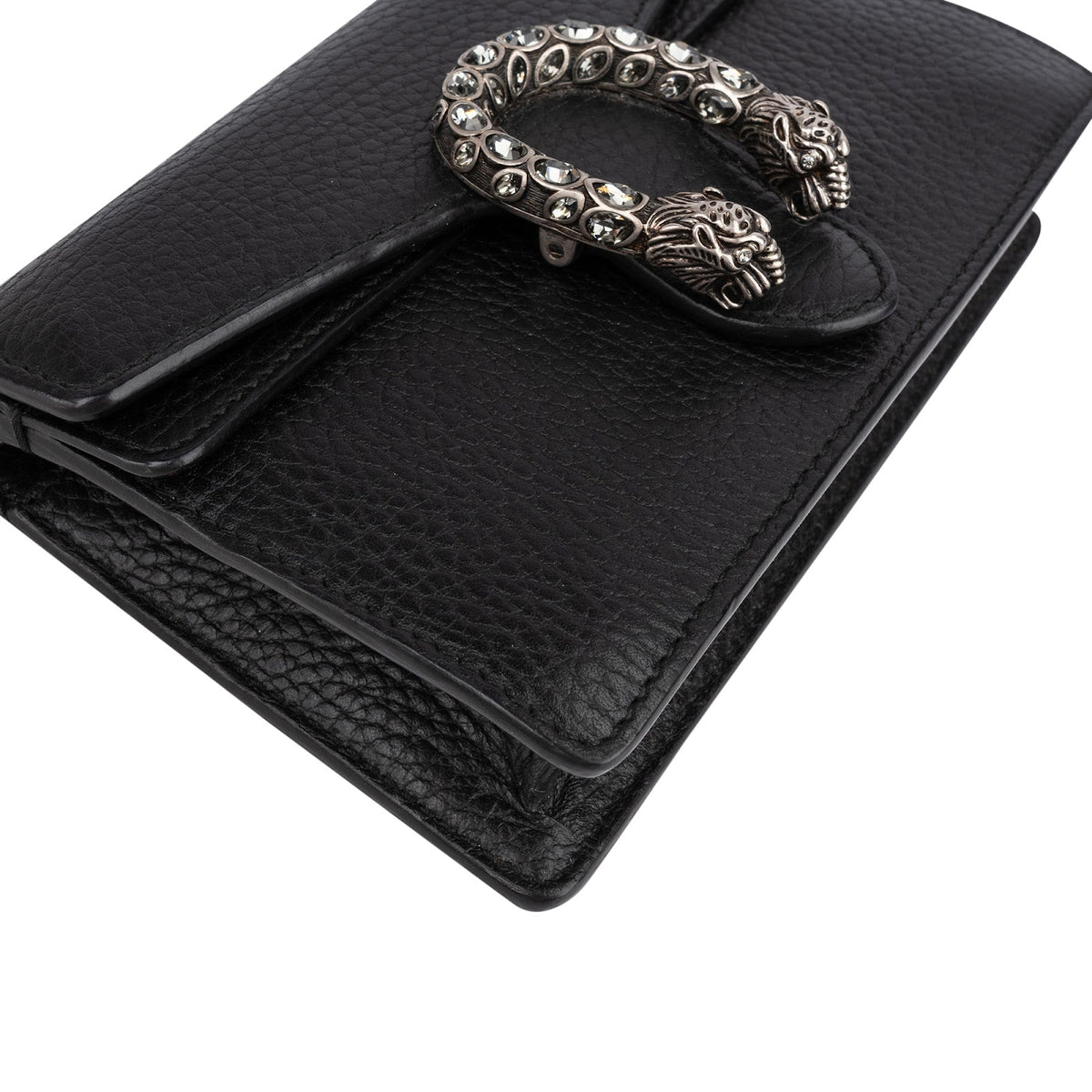 Gucci genarbtes Leder Dionysus Super Mini Umhängetasche, Bild 7 von 11