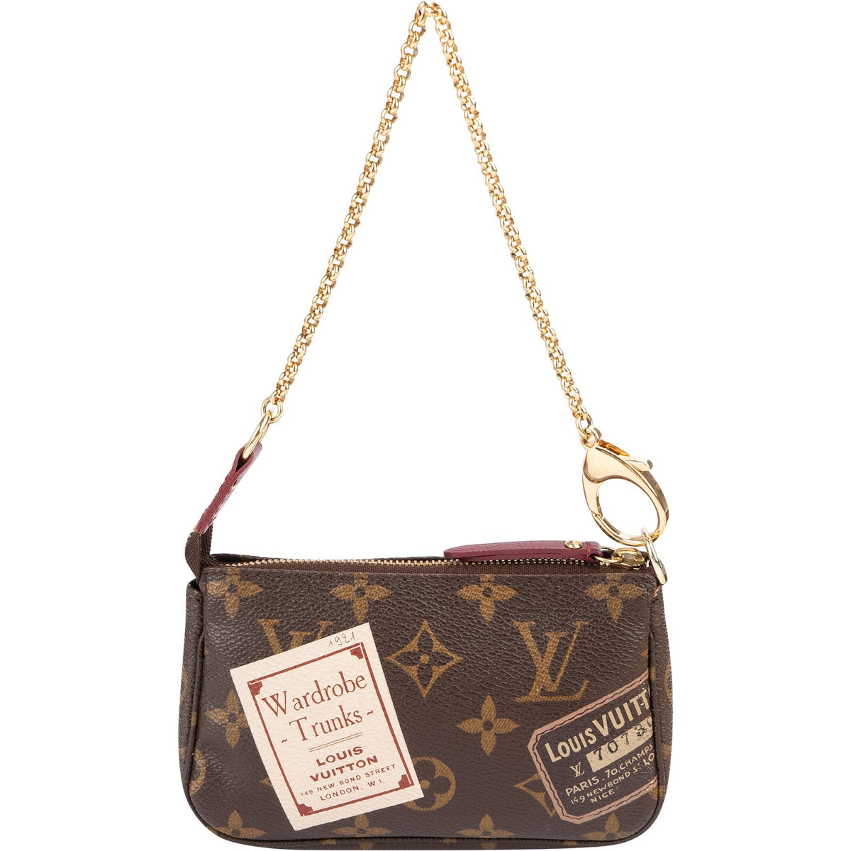Louis Vuitton Monogram Canvas World Tour Trunks Mini Pochette Accessoires Handbag