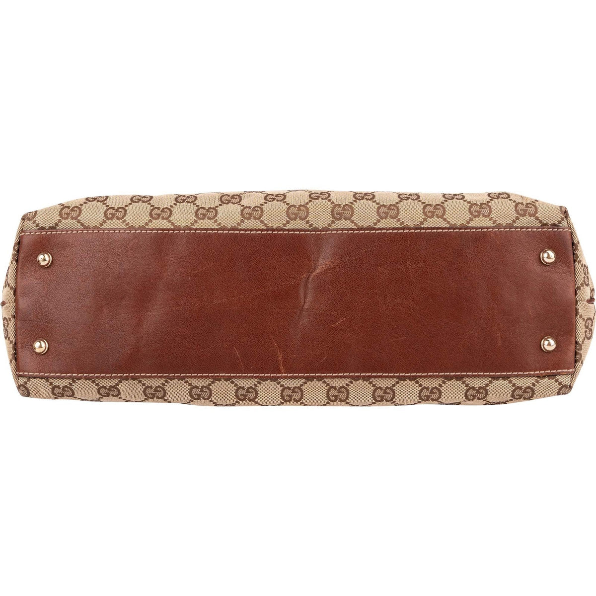 Gucci Monogram GG Canvas Woven Handle Babouska Tote, Bild 7 von 11