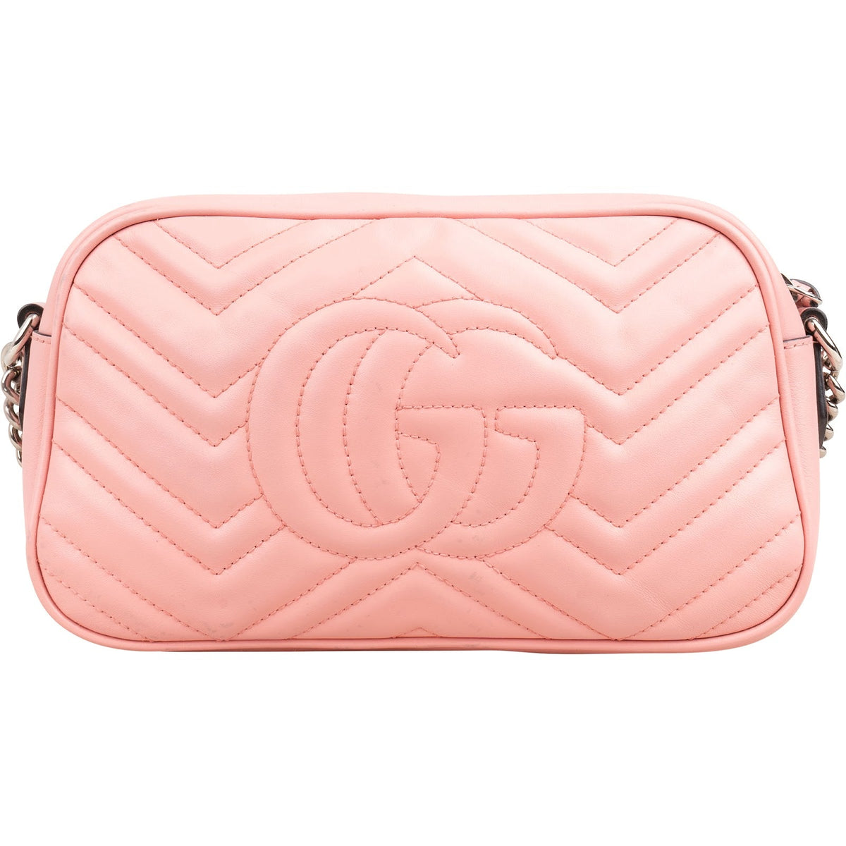 Borsa a tracolla Gucci GG Marmont Camera in pelle Monogram matelassé