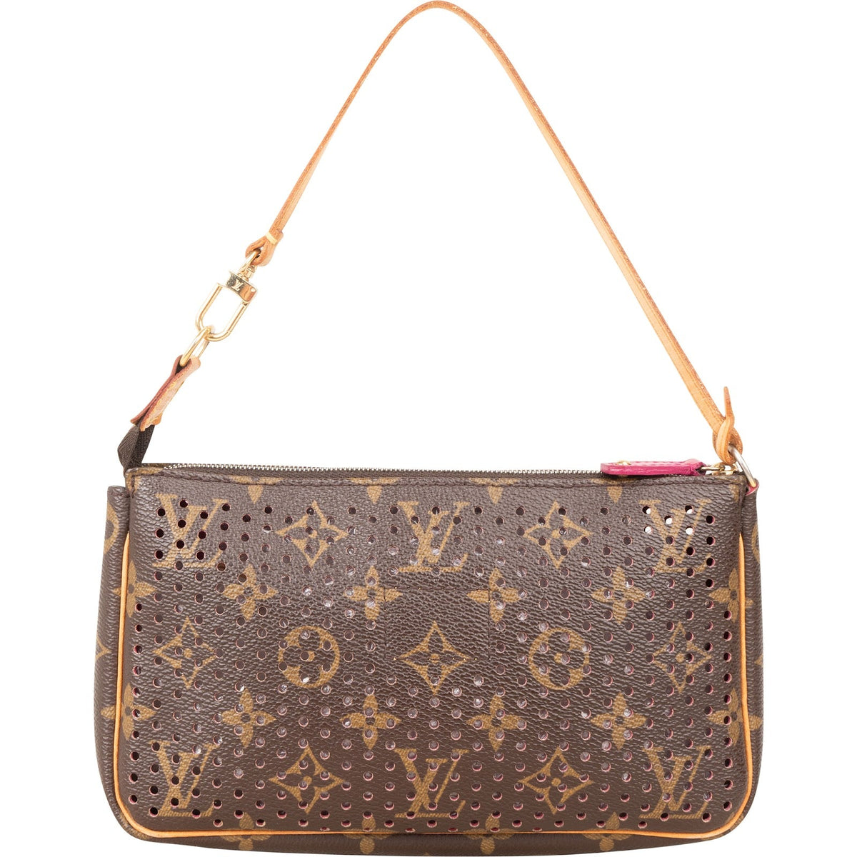 Louis Vuitton Limited Perforated Monogram Pochette Accessoires Handtas