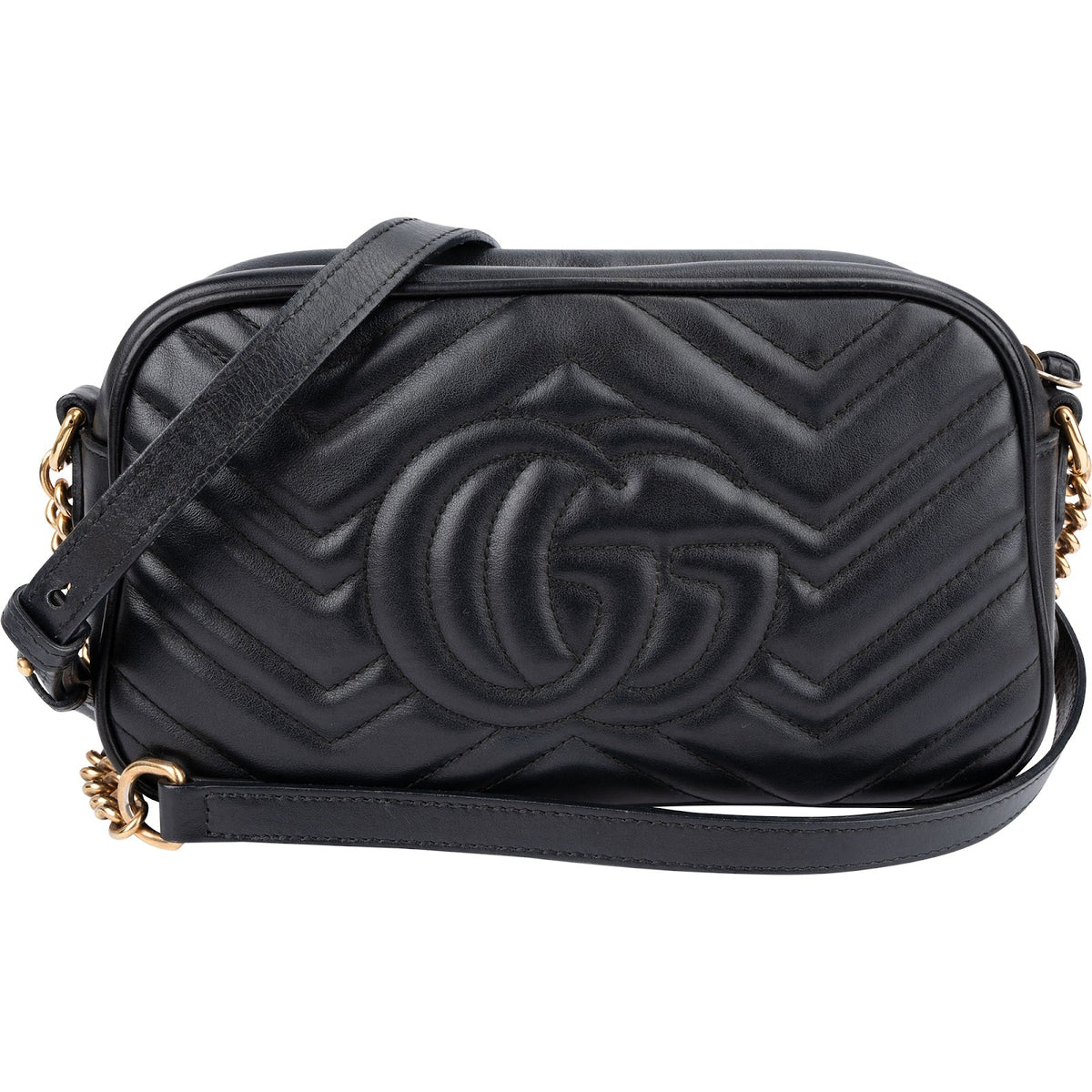 Gucci Matelassé Leder GG Marmont Camera Umhängetasche, Bild 4 von 11