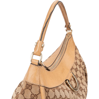 Gucci Monogram GG Canvas Abbey D-Ring Shoulder Bag
