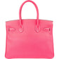 Hermès Birkin 30 handtas van Rose Tyrien Epsom-leer