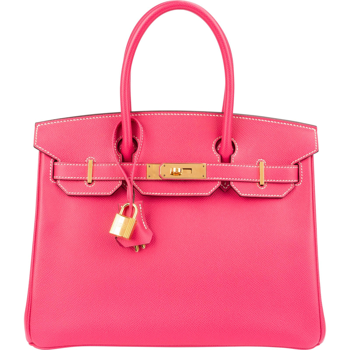 Hermès Birkin 30 handtas van Rose Tyrien Epsom-leer