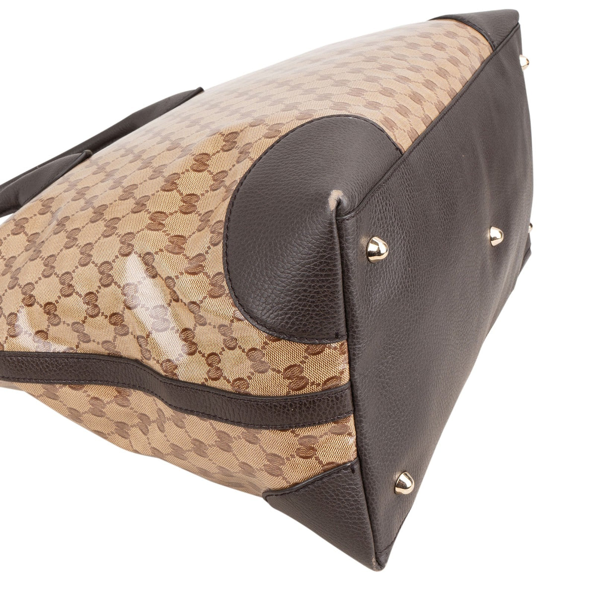 Borsa da viaggio Gucci Joy Large 45 Weekender in tela Monogram GG spalmata