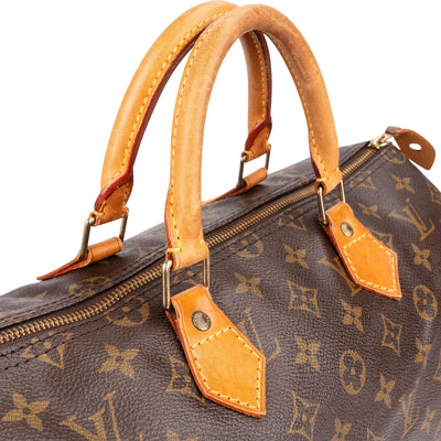 Louis Vuitton Monogram Canvas Speedy 35 Handbag