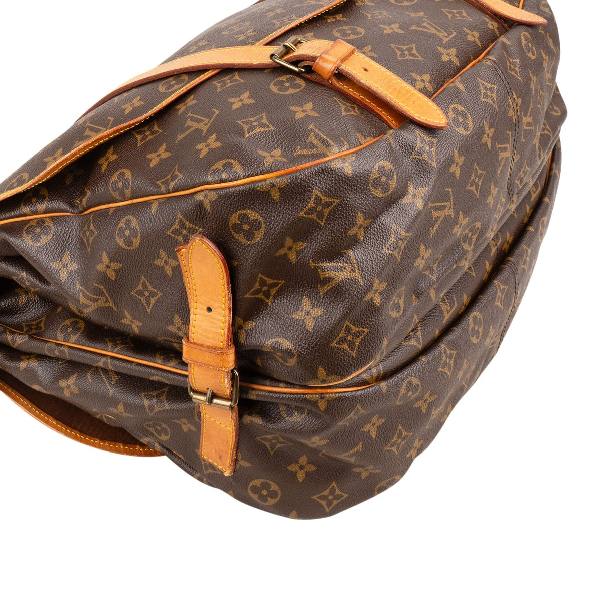 Borsa a tracolla Louis Vuitton Saumur 40 in tela Monogram