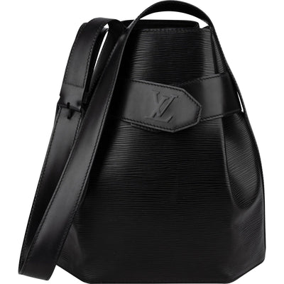 Sac porté épaule Louis Vuitton Sac de Paul PM en cuir Épi noir