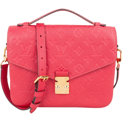 Louis Vuitton Leren Monogram Empreinte Pochette Métis Handtas