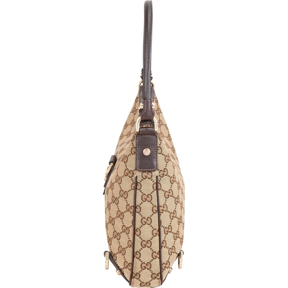 Gucci Monogram GG Canvas Abbey D-Ring Hobo Shoulder Bag