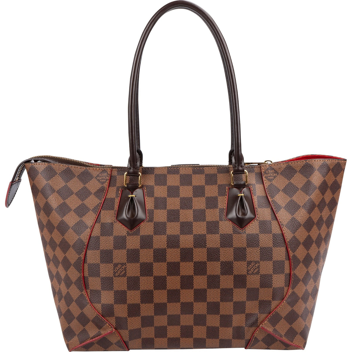 Bolso de hombro Louis Vuitton Monogram Damier Ebene Caissa MM