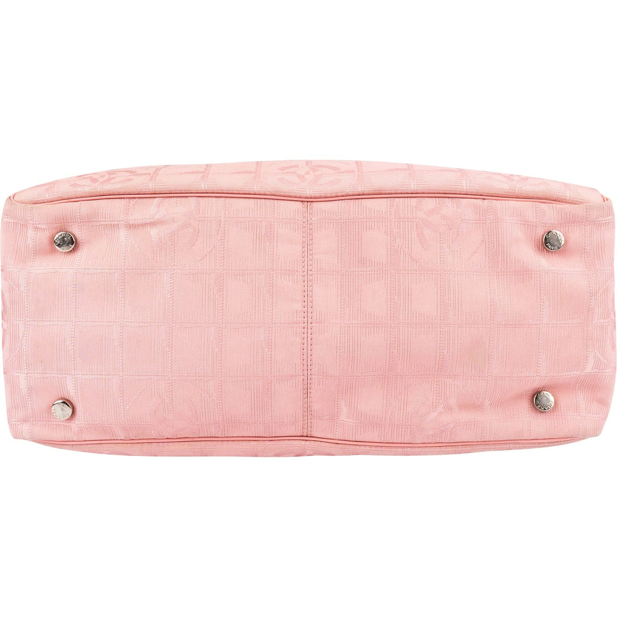 Chanel New Travel Line aus rosa Nylon – Ansicht 6