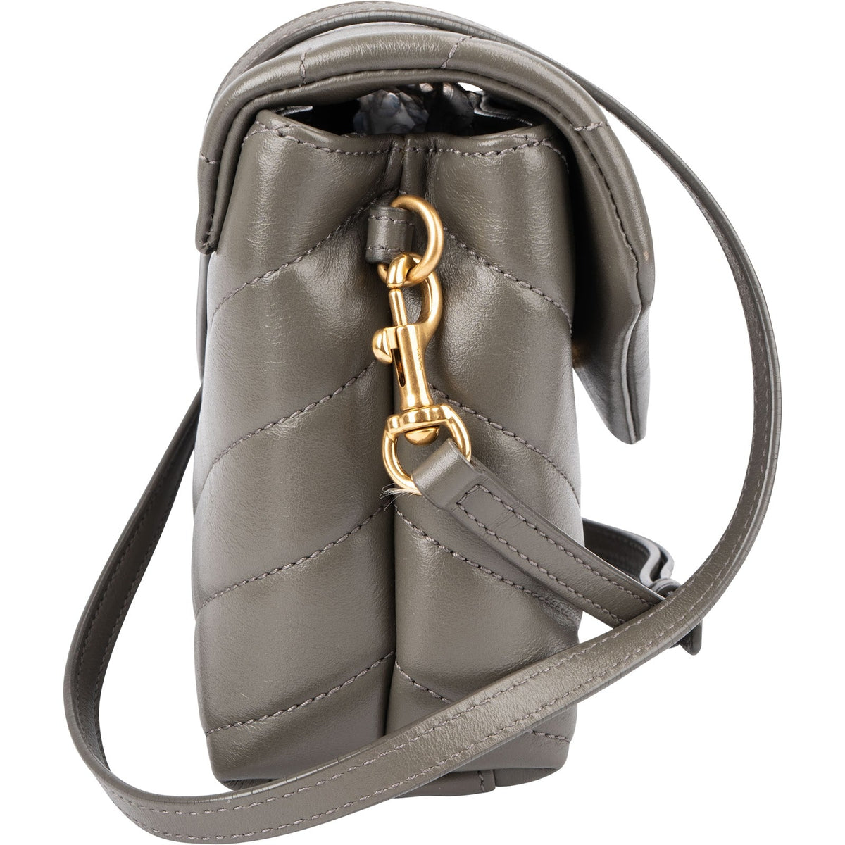 Borsa a tracolla Toy Loulou Puffer in pelle di agnello trapuntata Saint Laurent