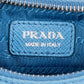 Prada Blau Nylon Triangle Re-Edition Umhängetasche, Bild 10 von 11