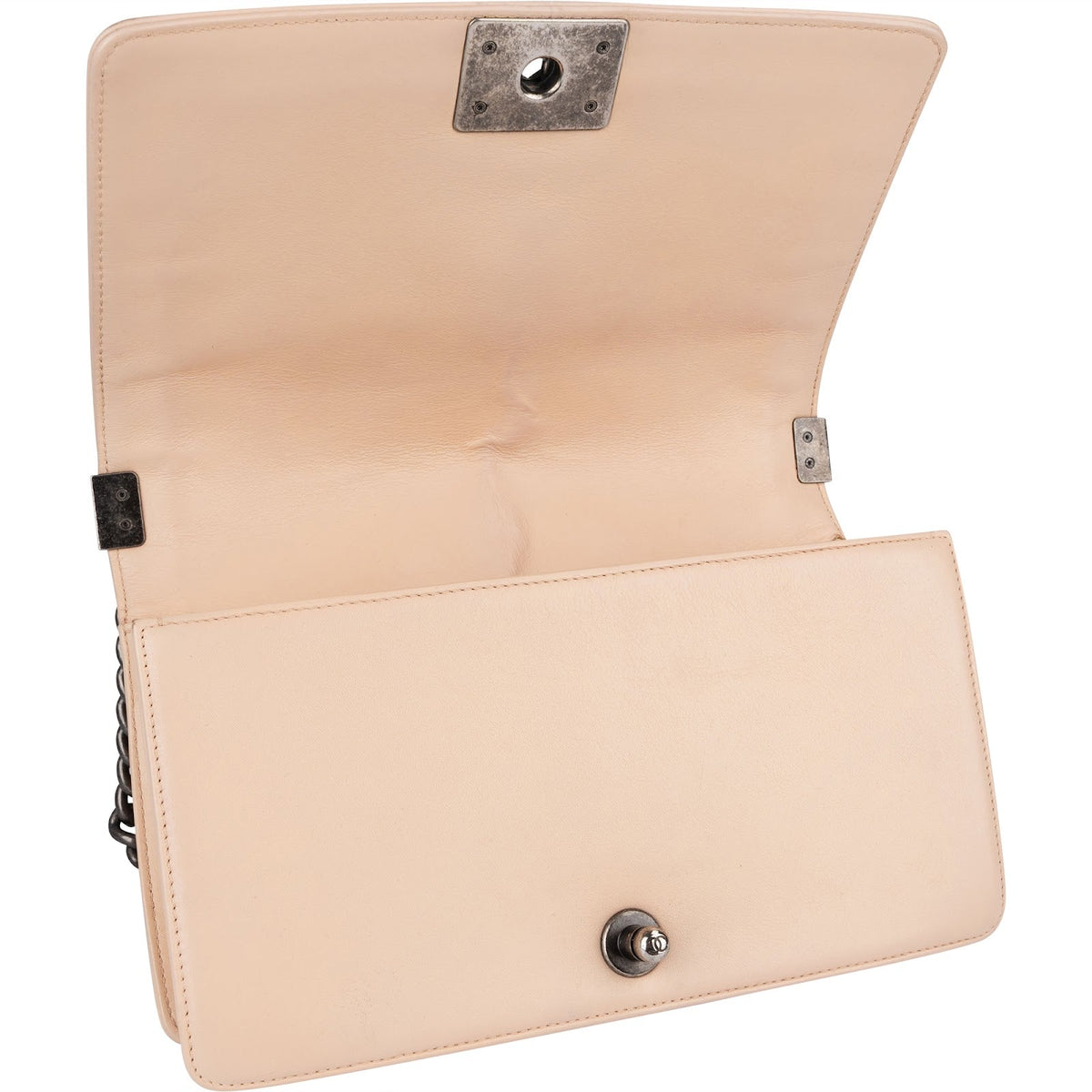 Chanel Lammleder Boy Single Flap Umhängetasche, Bild 12 von 16
