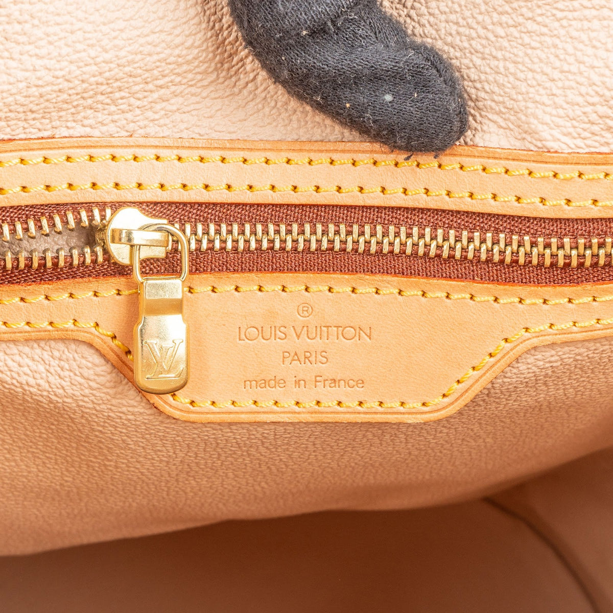 Borsa a spalla Louis Vuitton Bucket GM in tela Monogram