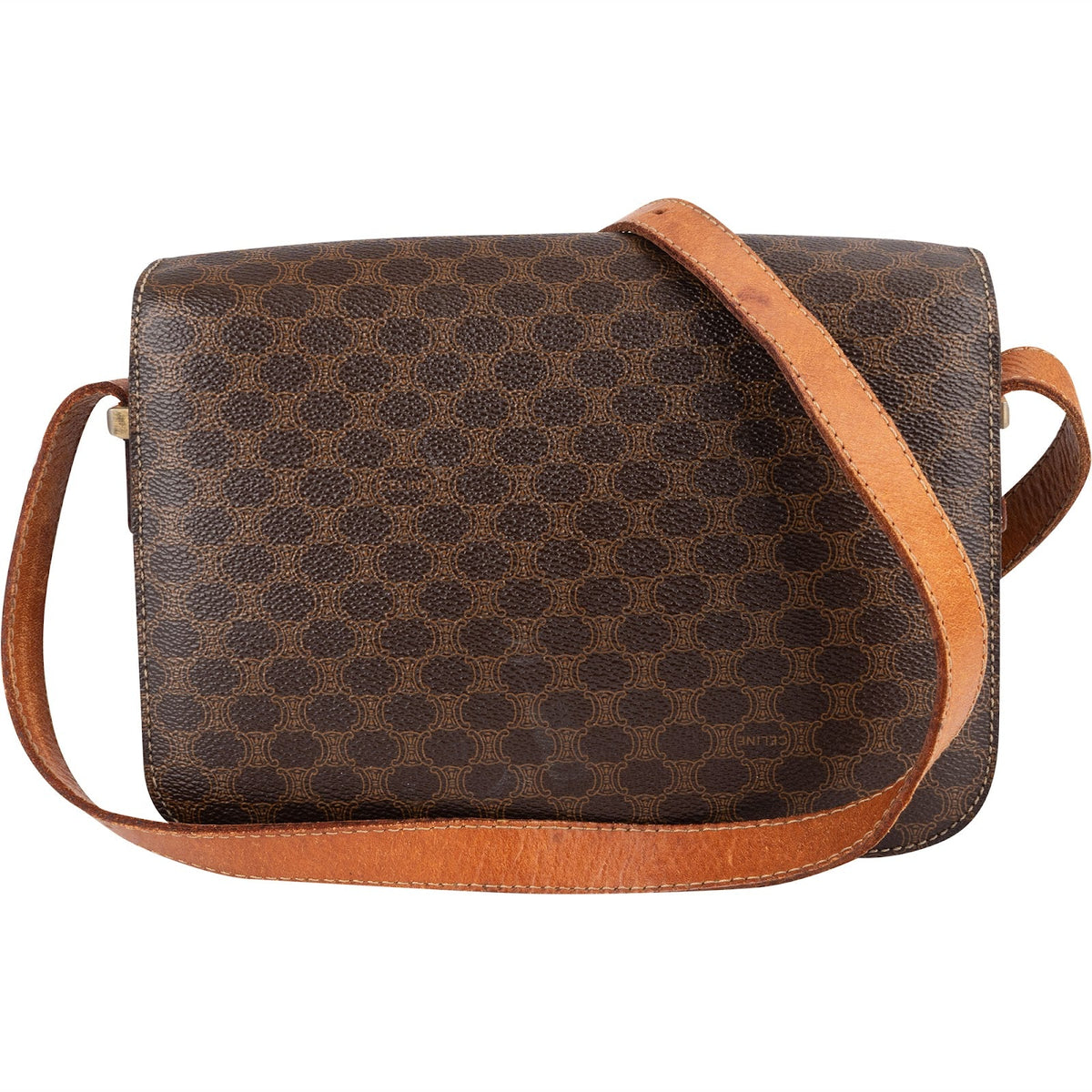 Sac bandoulière Triomphe en toile Macadam de Celine