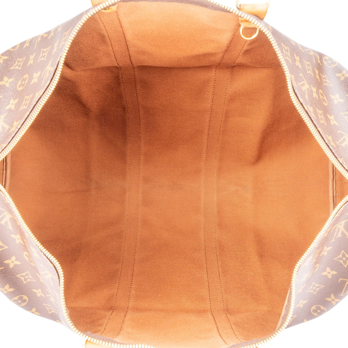 Borsa da viaggio Louis Vuitton Keepall 55 Bandoulière in tela Monogram
