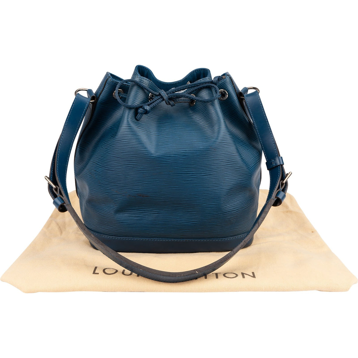 Louis Vuitton Sac Noé Petit NM aus blauem Epi-Leder – Ansicht 2