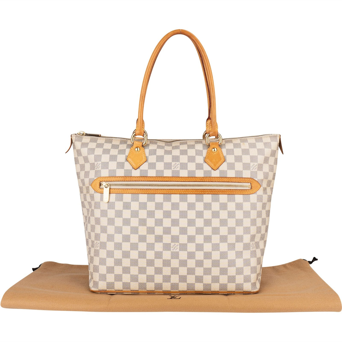Louis Vuitton Saleya GM Tote aus Damier Azur Canvas – Ansicht 2
