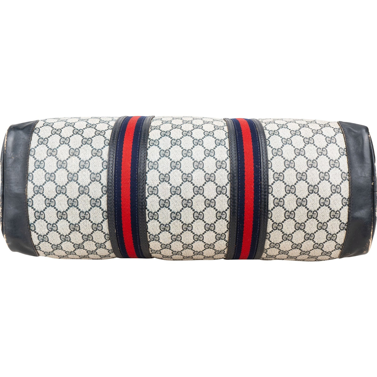 Gucci Monogram GG Supreme Web Boston Reisetasche, Bild 6 von 9
